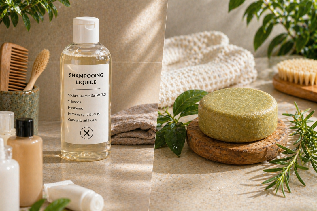 Shampoing solide vs shampoing liquide : lequel est vraiment meilleur pour vos cheveux ?